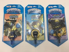 Skylanders Micro Comic Fun Packs Lot (DEJA VU, BLADES, & JAWBREAKER)
