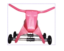 ROLLY the Wheeled Original Cowboy Toy ROLL-A-ROPER , ROOSTER CROWS LARIATS,