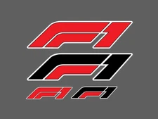 Formula One FIA F1 Racing Retro Logo Vinyl Sticker Decal Gamer Car Truck 4 for 1