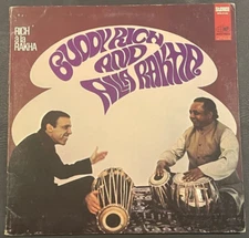 BUDDY RICH AND ALLA RAKHA RICH A LA RAKHA LP ORIG '68 WORLD PACIFIC WPS-21453 VG