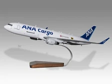Boeing 767-300FER All Nippon Airways Desk Wood Airplane Model Small Scale 1/150