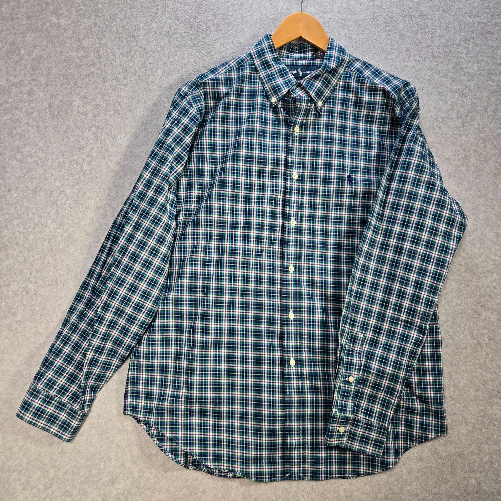 Vintage Polo Ralph Lauren Shirt Classic Fit 90s Plaid