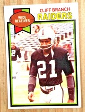 1979 TOPPS CLIFF BRANCH CARD#415 OAKLAND RAIDERS UNIVERSITY OF COLORADO
