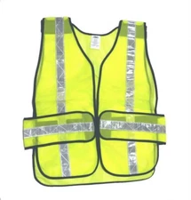 🎯 NEW IRONWEAR LIME GREEN REFLECTIVE BREAKAWAY SAFETY VEST 7015L mesh one size