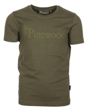 Pinewood 6445 Outdoor Life Kids Sommershirt Kinder T-Shirt H. Olive (713)