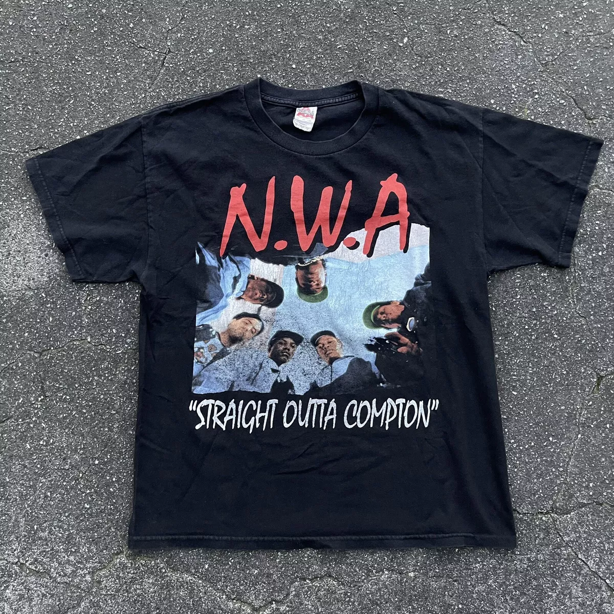Vintage NWA Straight Outta Compton AlStyle Shirt Black L