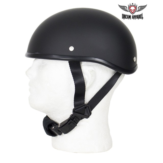 SOA Beanie Half Novelty Motorcycle Helmet Skull Cap Flat Black Skid Lid H50812 eBay