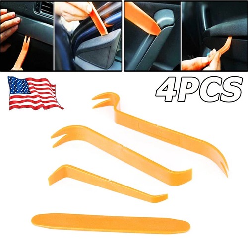 Hibfdgn Trim Removal Tool Set,Auto Plastic Removal Pry Tools, Car Panel Dash, Radio, Door, Terminal Interior Accessories Removal Tool Kit, 4Pcs Orange Price In UAE | Amazon UAE
