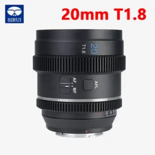 Sirui 20mm T1.8 1.33X S35 AF Anamorphic Lens for Sony E Nikon Z Fuji X Marco 4/3