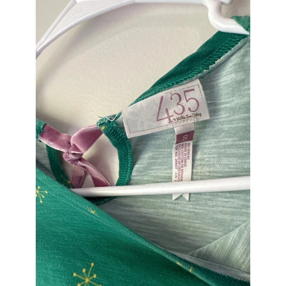 Blusa Matilda Jane 435 Tween Niñas Talla 8 Verde Azulado TIs la Temporada NAVIDAD Foto 3 de 3