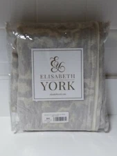 Elisabeth York Noelle Pearl Grey Euro Pillow Sham C&F Enterprises NEW IN PACKAGE