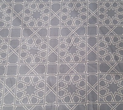 Fine Spun BTY Casey York Marcus Brothers Tesserae White Gray 