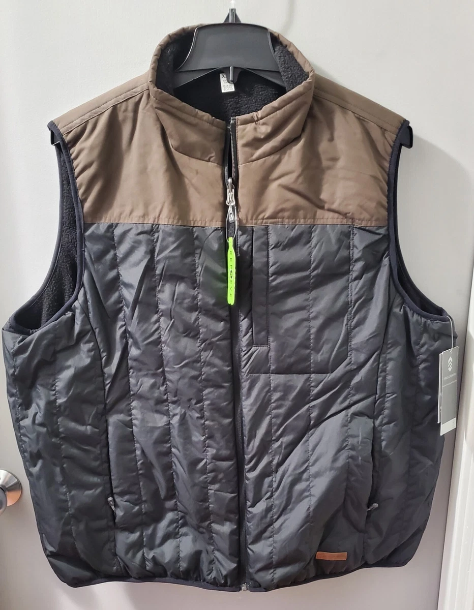 **NWT** FREE COUNTRY -MEN'S -Alpine -REVERSIBLE -Vest (SIZE XXLARGE) -Jet  Black