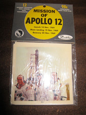 NOS NASA Snapshots from official photos Mission Of Apollo 12 Kennedy Souvenir