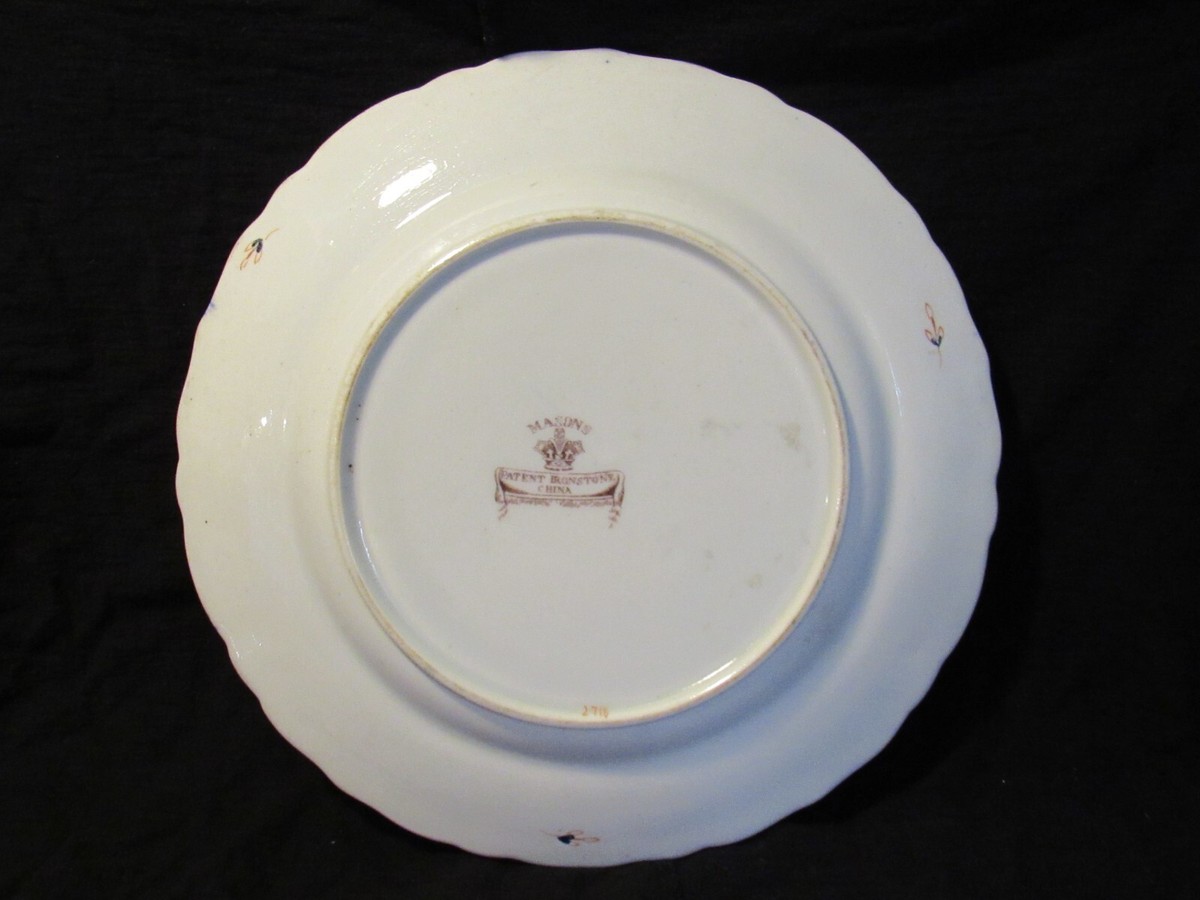 Antique Minton Ironstone Oriental Japanese Chinese Porcelain Plate