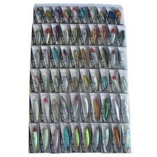 60pcs Hard Fishing Lures Crankbait Popper Shad VIB Long Beak Minnow Crank Bait