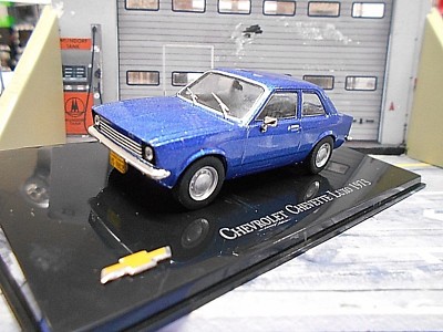 OPEL CHEVROLET Kadett C Chevette Luxo 1973 Limo blau Altaya IXO Collection 1:43