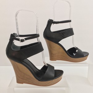 seychelles black wedges