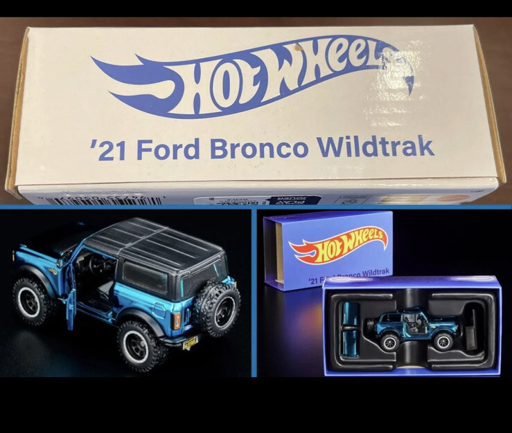 ミニカー Hot Wheels RLC '21 Ford Bronco Hot Wheels RLC exclusive 21 Ford Bronco Wildtrak Sealed In Hand