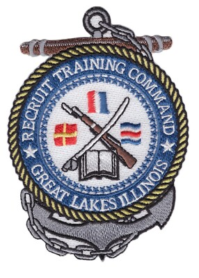 #ad Great Lakes Illinois Naval Recruit Training Command Patch $16.95