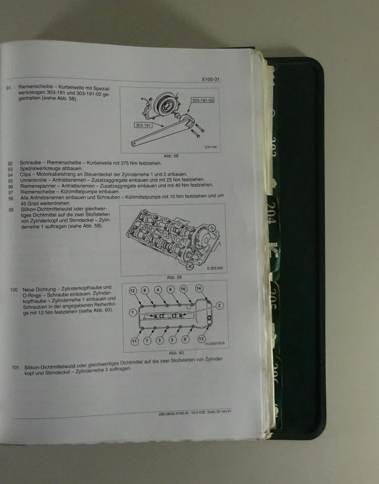 Boletín De Servicio Técnico Jaguar XK8 (X100) / XJ V8 (X308) Año 1997-2003 - Imagen 3 de 4