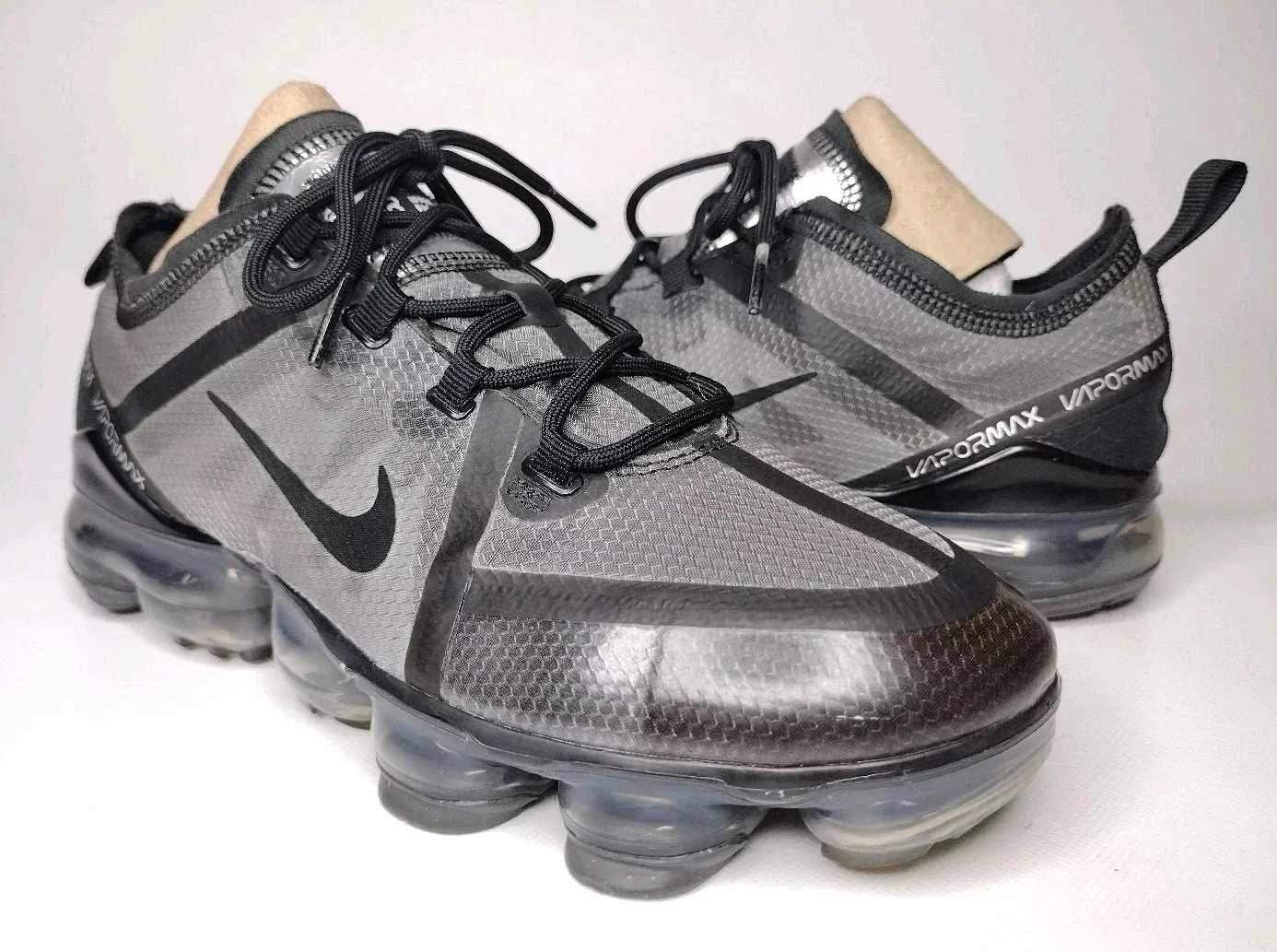 Nike Vapormax 2019 GS Triple Black Ghost AJ2616 001 taglia 6 5 anni