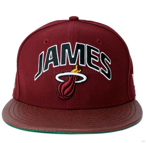 New Era NBA 59Fifty Giocatori Miami Heat James Lebron Aderente Cappello  Baseball | eBay