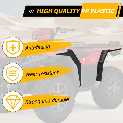 Kit Parafanghi Estesi KATIMOTO Per Polaris Sportsman XP 1000/850 2017-2023 – HDPE 4 Pezzi Con Hardware, Sostituti OEM #2882455 - 4