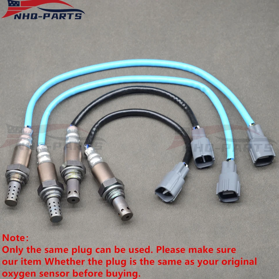 4PCs Oxygen Sensor Upstream + Downstream For 2006-2007 Subaru B9 Tribeca 3.0L US - Image 2 of 4