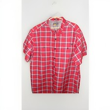 Eddie Bauer Shirt Men's 2XL Brick Button Classic Fit Shirt 30" Length FREE SHIP