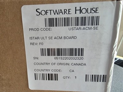 Software House Ultra ACM-SE Board for Istar ULT SE