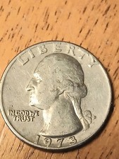 1973 D Us Washington Quarter 25c Circulated Collectible Coin