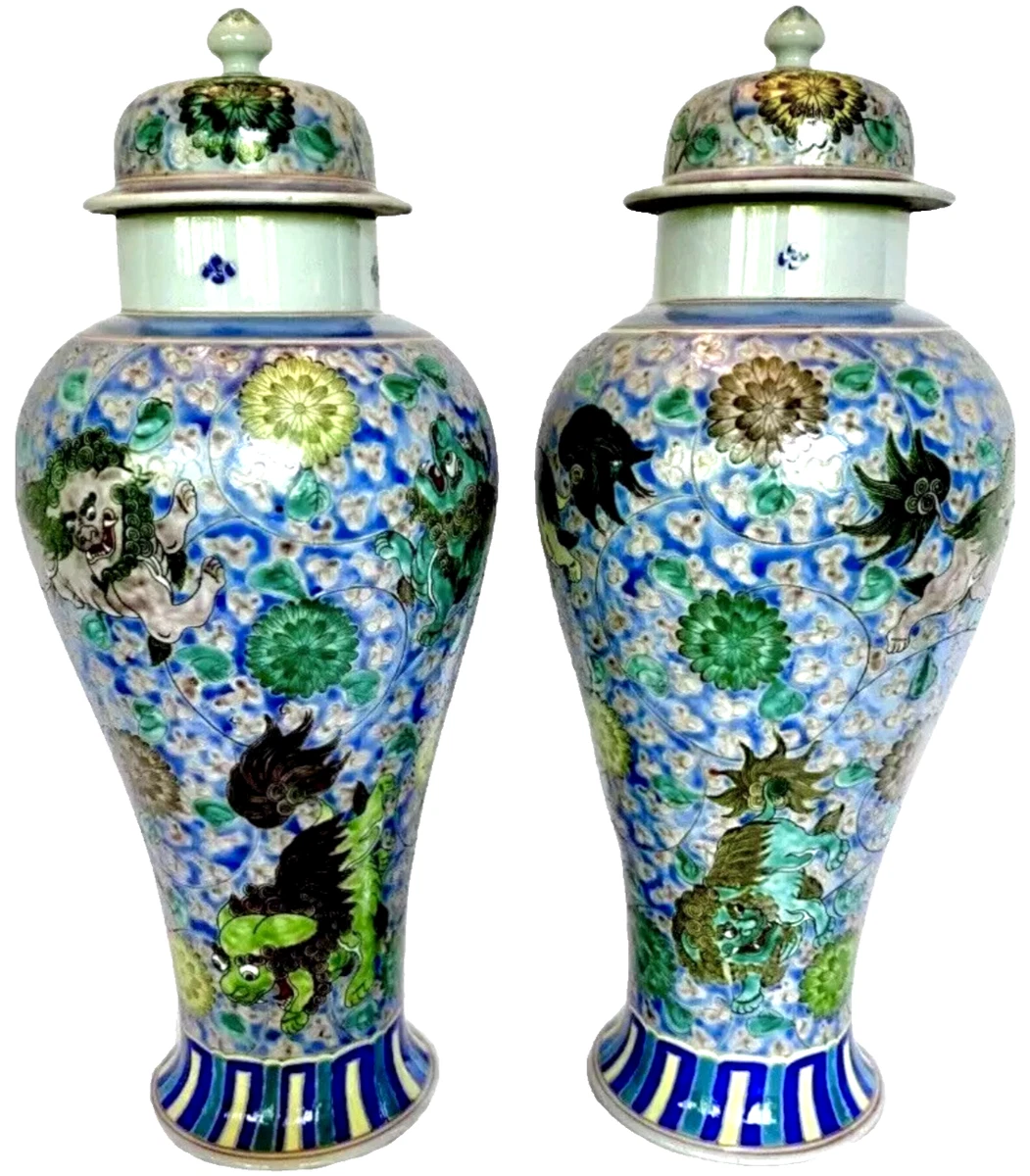 蓝色1940 年后中国古董花瓶| eBay