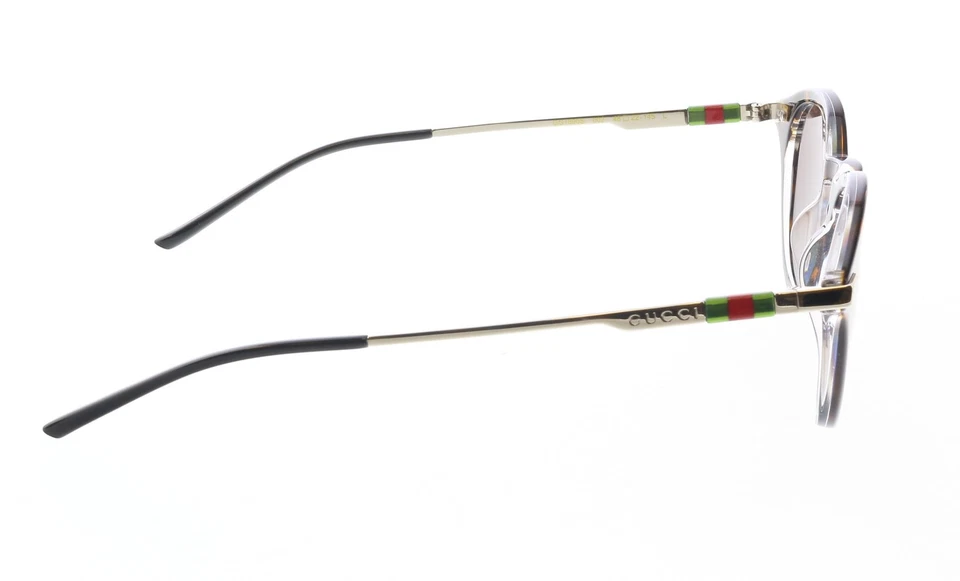 Gafas de sol redondas Gucci GG1890S-002 Habana y plateadas para hombre Foto 4 de 4