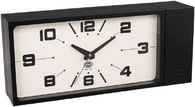 Dulton Double Face Rectangle Wall Clock Black H21-0362BK Japan