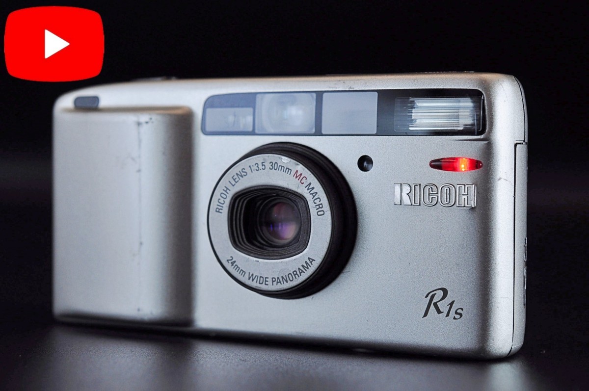 1-Yr Warranty] Ricoh R1s Silver 35mm Vintage Compact Film Camera