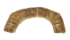 Vintage 50s 60s Light Brown Dark Beige Mink Fur Women's Coat Collar GORGEOUS