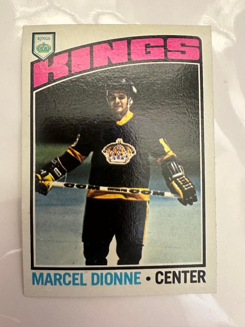 1976-77 Topps Hockey Card Marcel Dionne Card #91 EX Shape