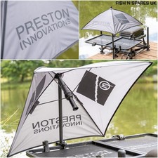PRESTON INNOVATIONS OFFBOX GREY BAIT BROLLY COARSE FISHING ACCESSORY - P0110076