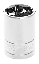 Performance Tool W32219 1/2 Inch Drive 19mm 6pt Socket