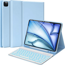 For Ipad Air 13 Inch Case Keyboard M3/M2, 2025/2024 Ipad Pro 12.9 Inch 6Th
