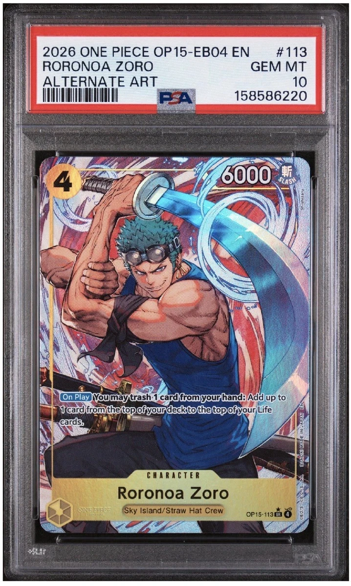 Roronoa Zoro OP15-113 Adventure on Kami's Island for sale | eBay