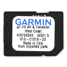 Garmin Boat GPS Map Data Card 010-C1018-20 | US & West Canada MicroSD