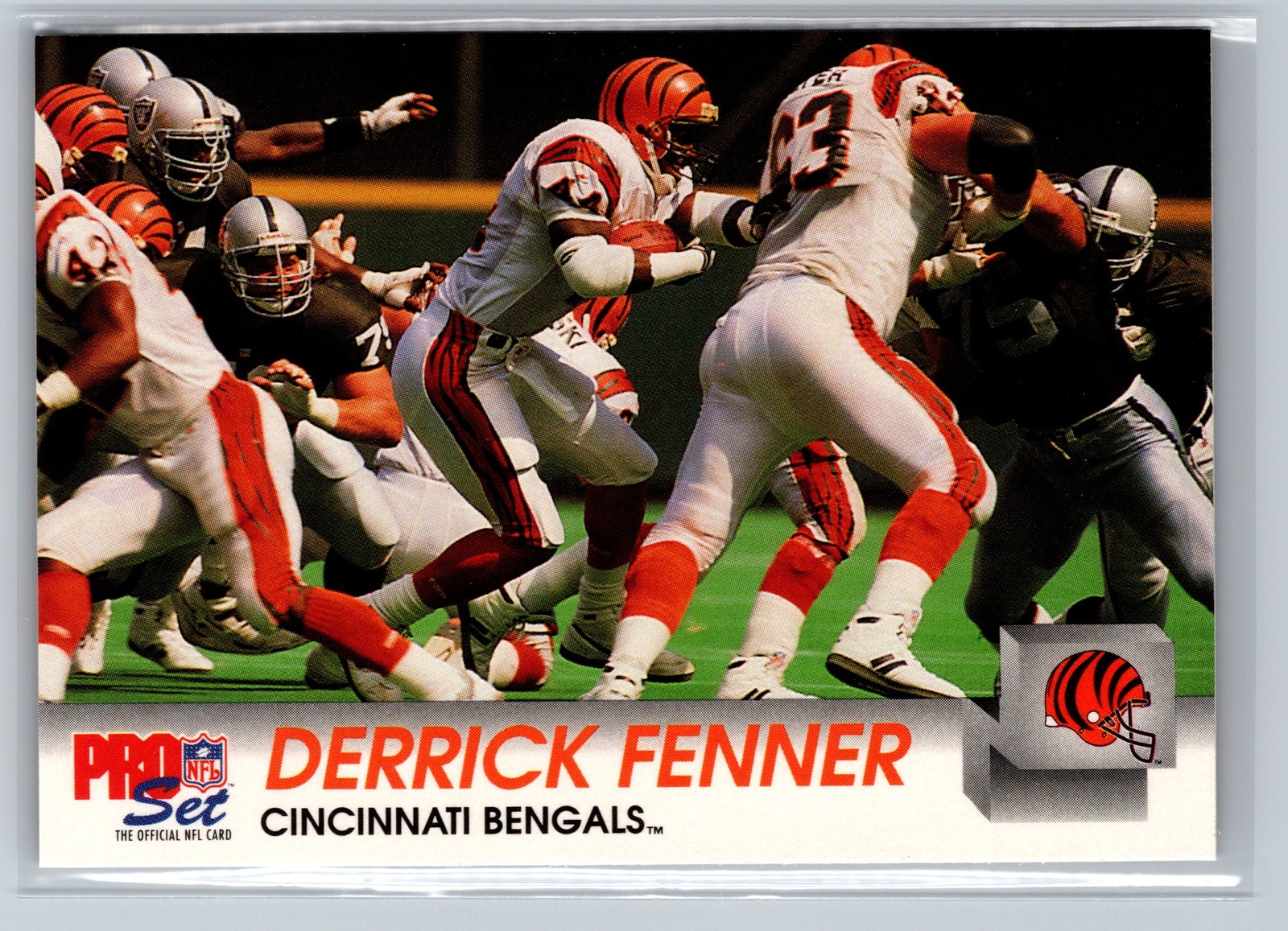 1992 Pro Set #457 Derrick Fenner Cincinnati Bengals