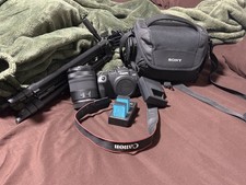 Canon EOS RP Mirrorless Camera Black with 24-105mm Lens, Tripod, Bag, Microphone