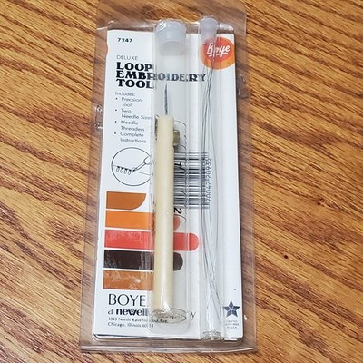 Boye Deluxe LOOP EMBROIDERY TOOL 7247 NEW Sealed - FREE Ship
