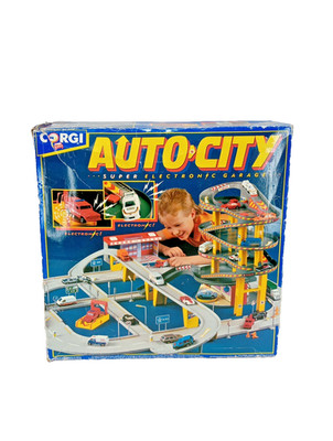 Retro Autocity Super Electronic Garage Playset by Corgi, No cars included - CHT