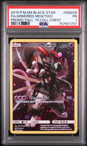 Armored Mewtwo graded PSA 1 for sale on eBay