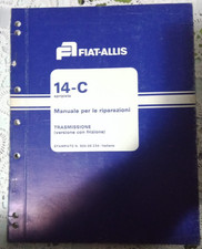 FIAT ALLIS 14C TRANSMISSION REPAIR MANUAL