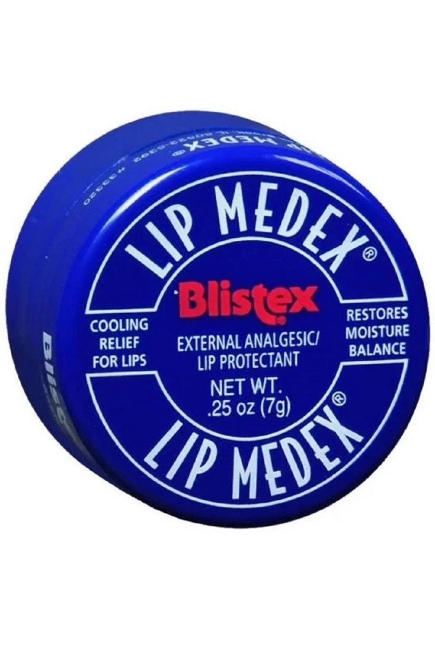Paquete de 12 Blistex Lip Medex 0,25 oz alivia el dolor de labios y restaura el equilibrio de humedad Foto 2 de 3